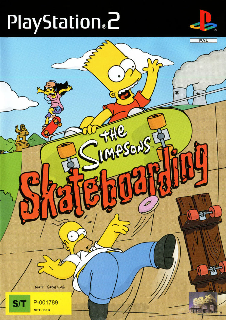 The Simpsons Skateboarding - PS2 Game