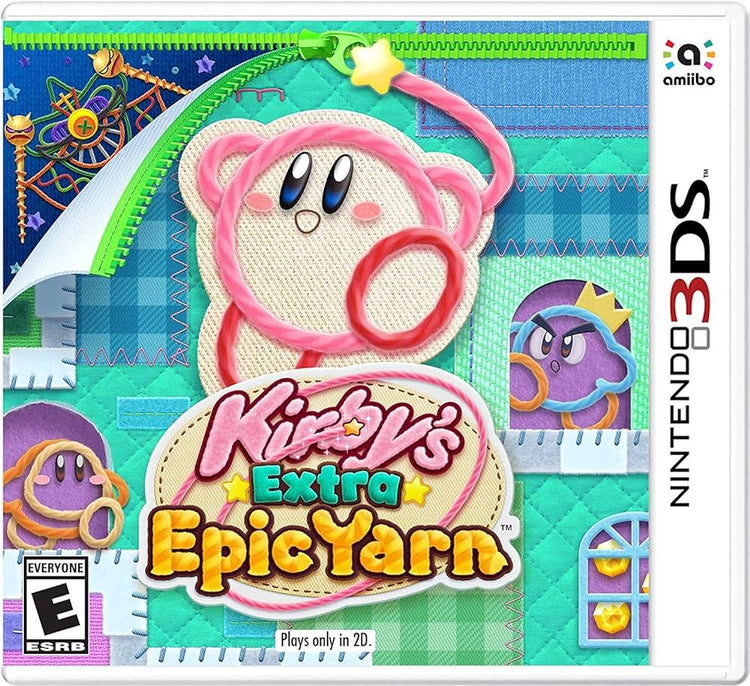Kirby's Extra Epic Yarn - Nintendo 3DS Game