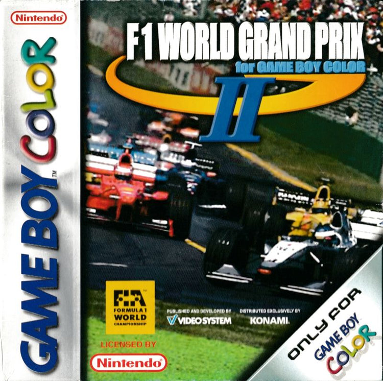 F1 World Grand Prix II - Gameboy Color Game