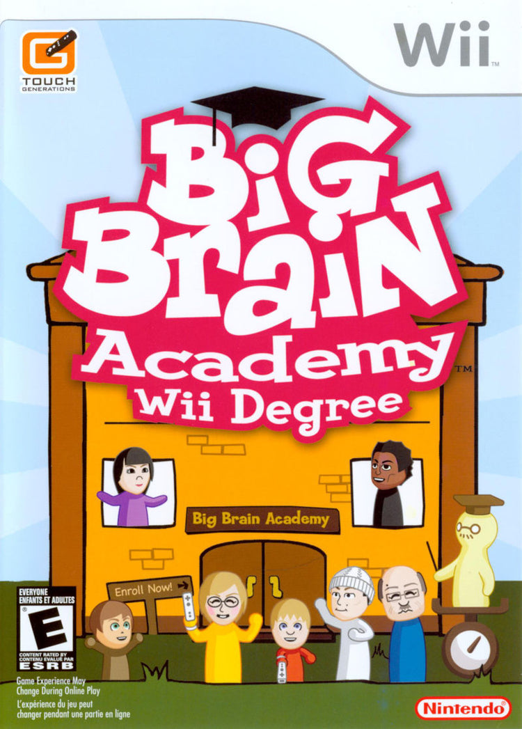 Big Brain Academy - Wii Game Degree - Wii Game