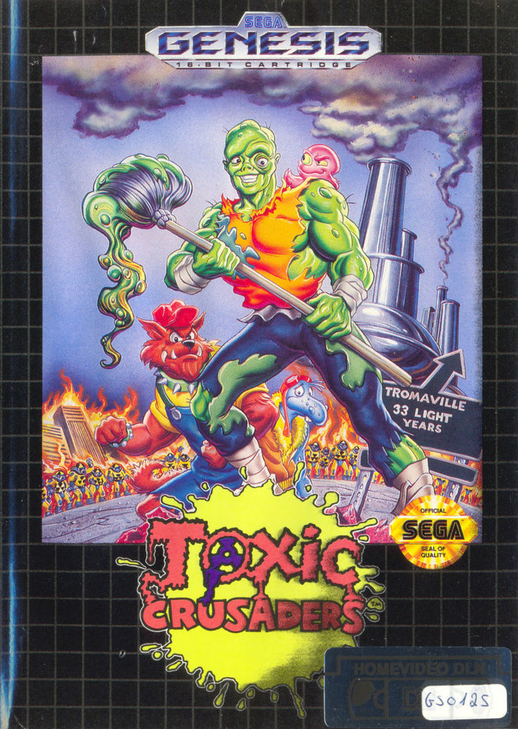 Toxic Crusaders - Sega Genesis Game