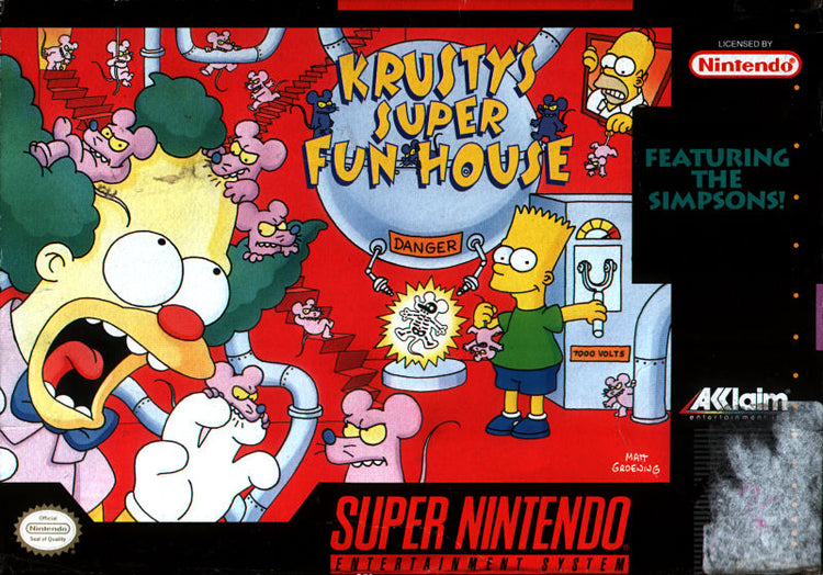 Krusty's Super Fun House - SNES Game