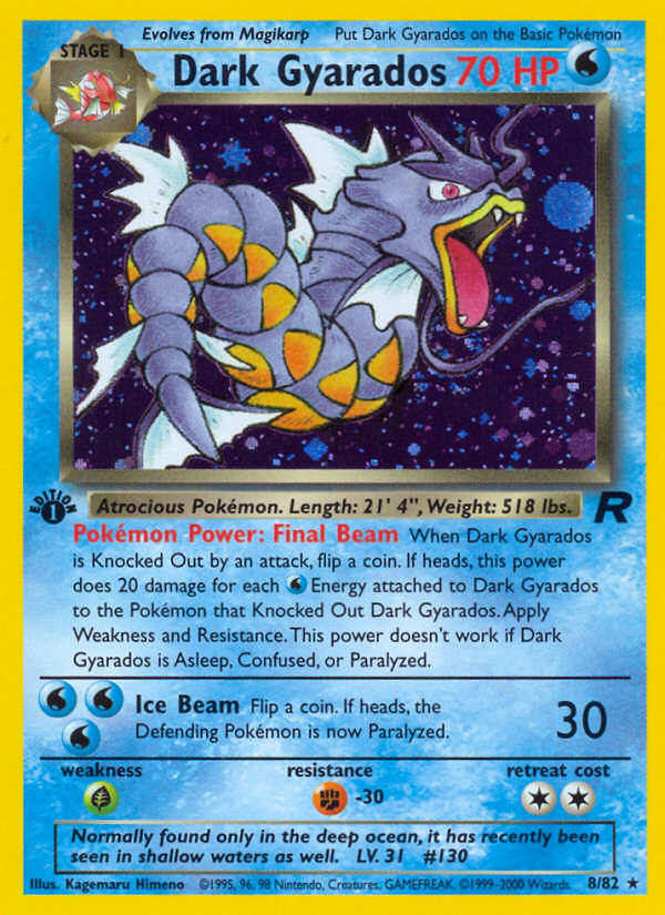 Dark Gyarados (8/82) - Team Rocket