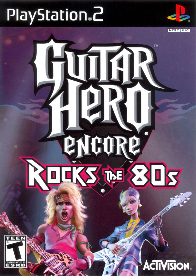 Guitar Hero Encore Rocks the 80's - PS2 Game