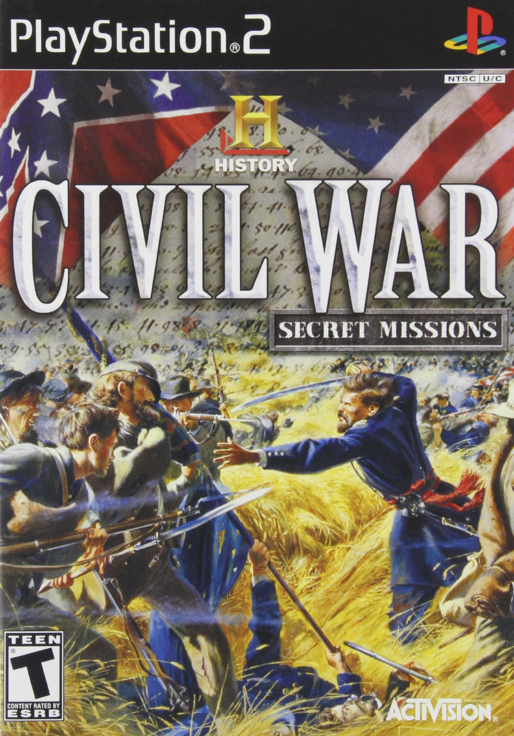 History Channel Civil War Secret Missions - PS2 Game