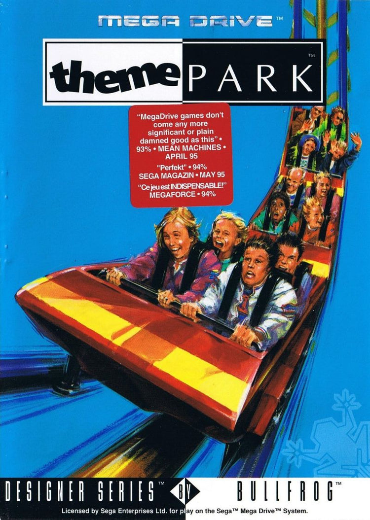 Theme Park - Sega Genesis Game