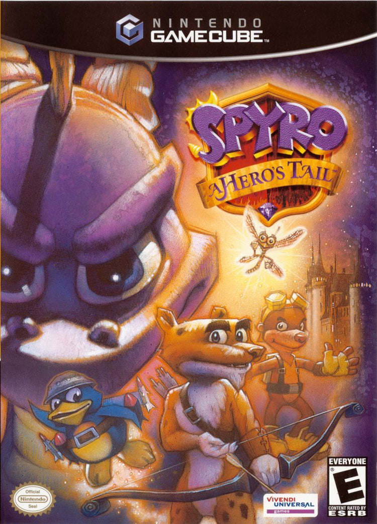 Spyro A Hero's Tail - Gamecube Game