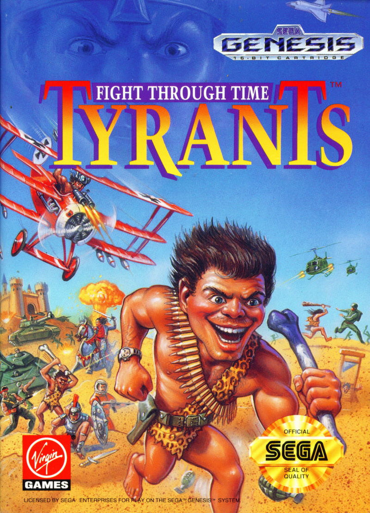 Tyrants Fight Through Time - Sega Genesis Game