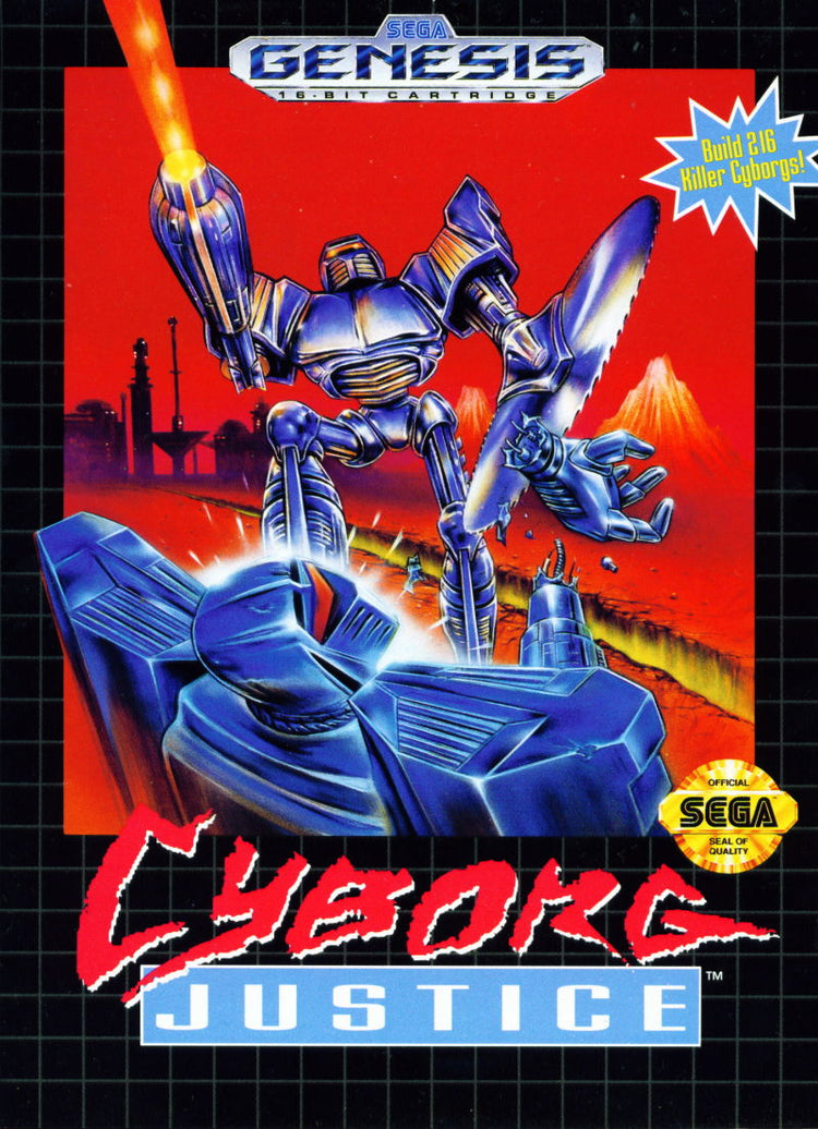 Cyborg Justice - Sega Genesis Game