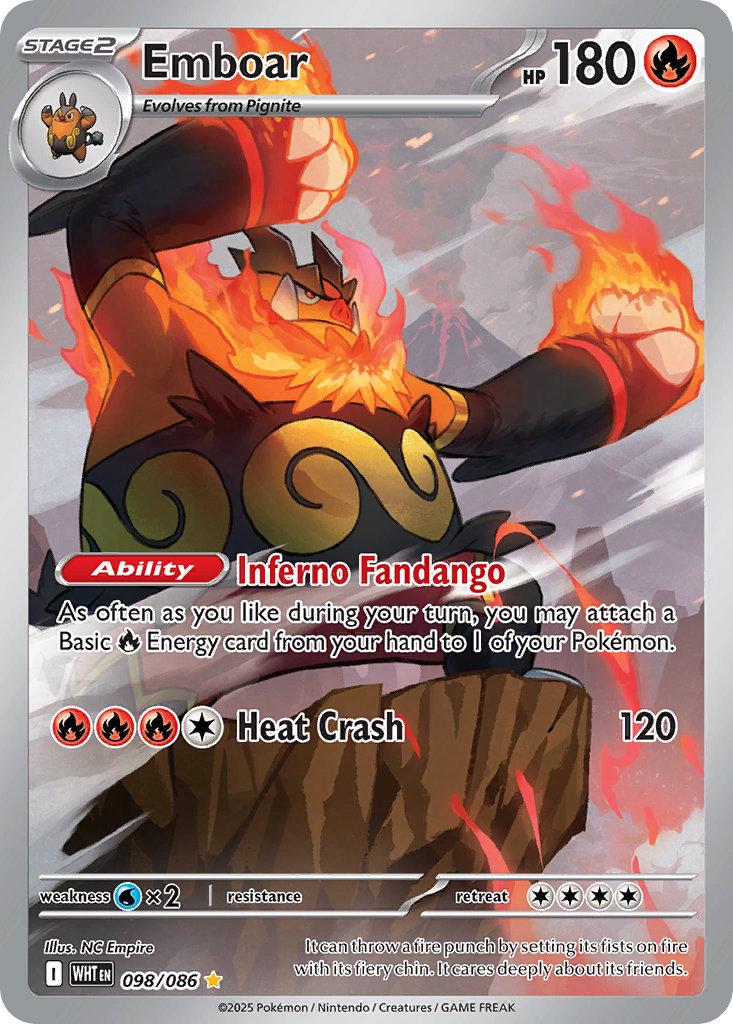 Emboar (98/86) - White Flare