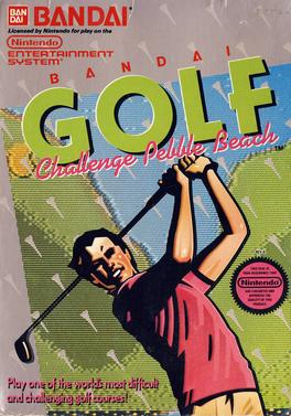 Bandai Golf Challenge Pebble Beach - NES Game