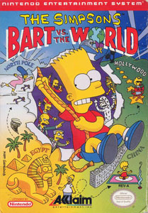 The Simpsons Bart vs the World - NES Game