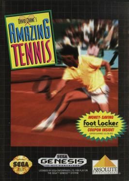 David Crane's Amazing Tennis - Sega Genesis Game