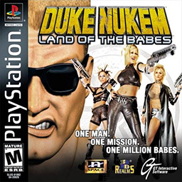 Duke Nukem Land of the Babes - PS1 Game