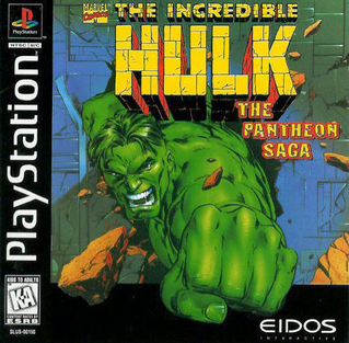 Incredible Hulk The Pantheon Saga - PS1 Game