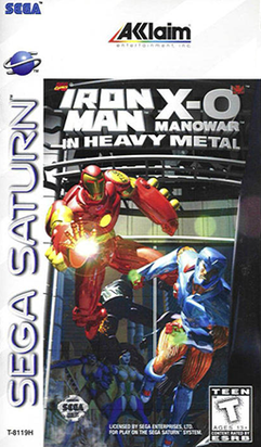 Iron Man X-O Manowar in Heavy Metal - Sega Saturn Game