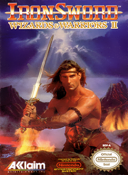 Iron Sword Wizards and Warriors II - NES Game