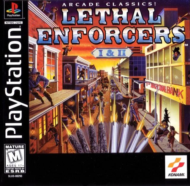 Lethal Enforcers 1 and 2 - PS1 Game
