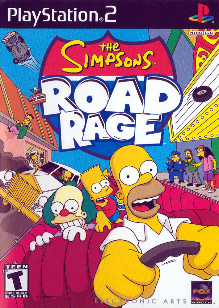 The Simpsons Road Rage - PS2 Game