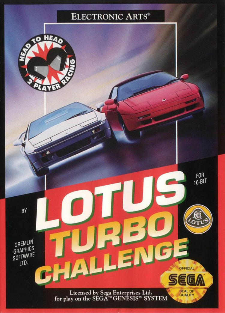 Lotus Turbo Challenge - Sega Genesis Game