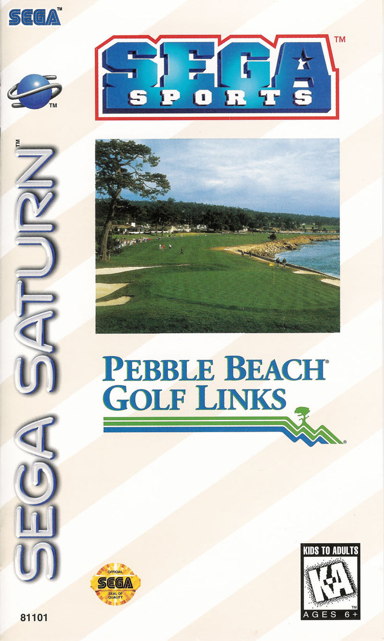 Pebble Beach Golf Links - Sega Saturn Game