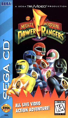 Mighty Morphin Power Rangers - Sega CD Game