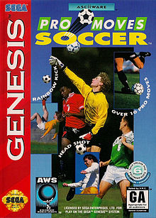Pro Moves Soccer - Sega Genesis Game