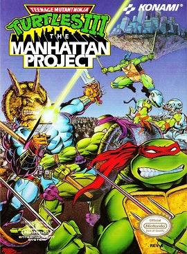 Teenage Mutant Ninja Turtles III The Manhattan Project - NES Game