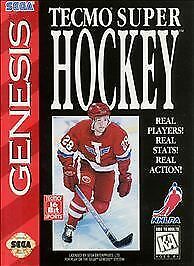 Tecmo Super Hockey - Sega Genesis Game