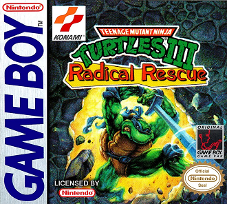 Teenage Mutant Ninja Turtles III Radical Rescue - Gameboy Game