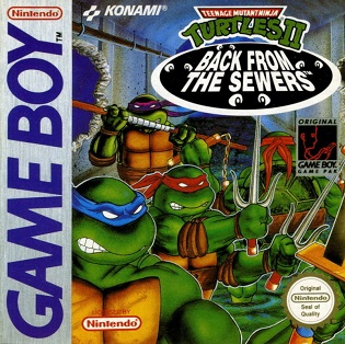 Teenage Mutant Ninja Turtles II Back from the Sewers - Gameboy Game