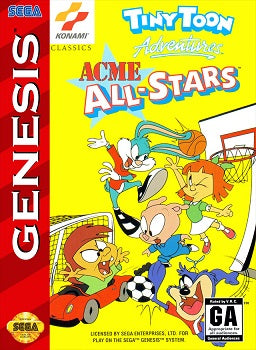 Tiny Toon Adventures ACME All-Stars - Sega Genesis Game