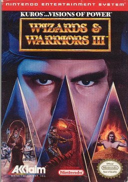 Wizards and Warriors III Kuros Visions of Power - NES Game