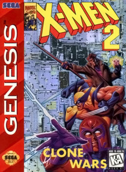X-Men 2 The Clone Wars - Sega Genesis Game