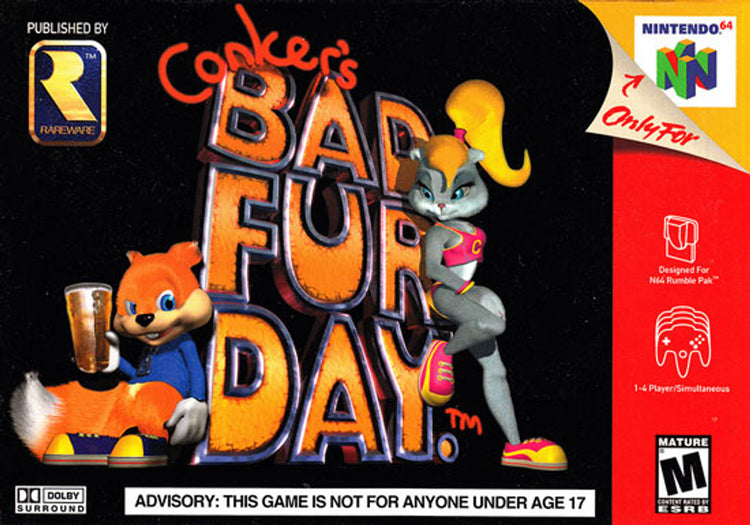 Conker's Bad Fur Day - Nintendo 64 Game