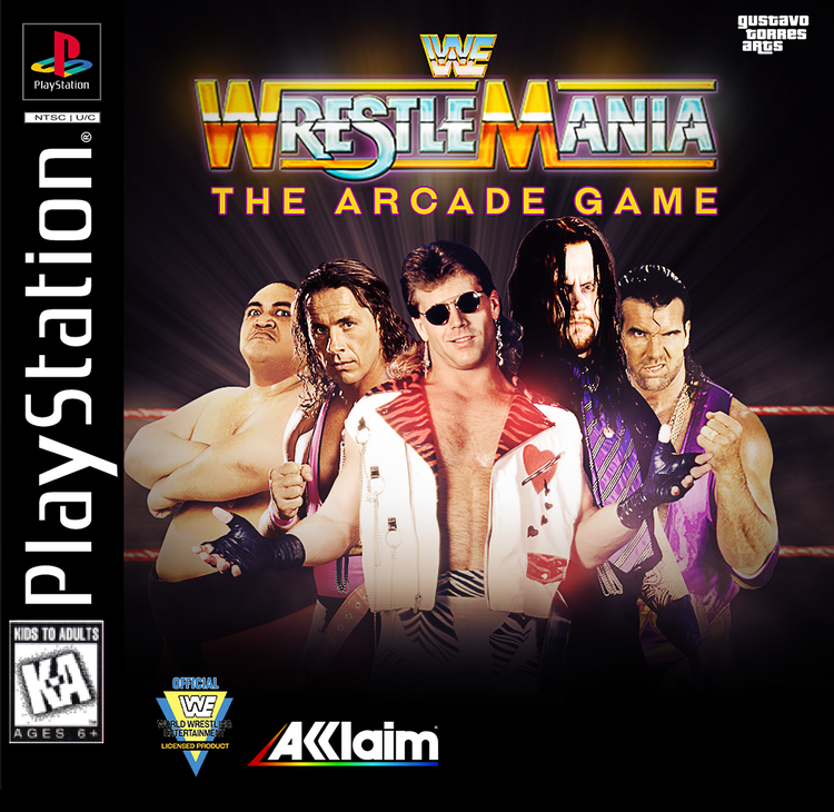 WWF Wrestlemania The Arcade Game - PS1 Game