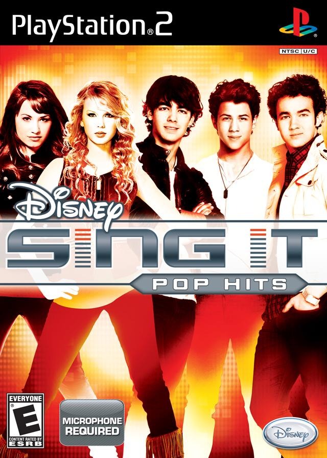 Disney Sing It: Pop Hits - PS2 Game front cover