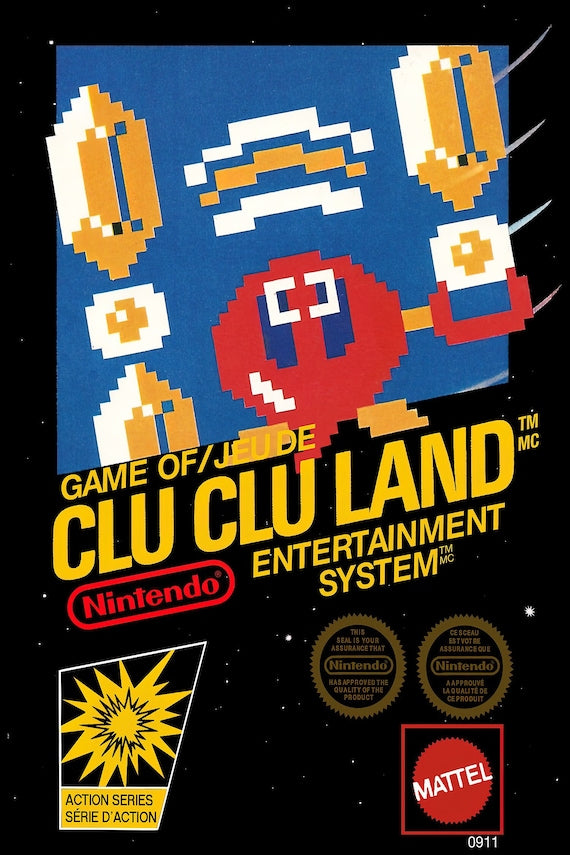 Clu Clu Land - NES Game