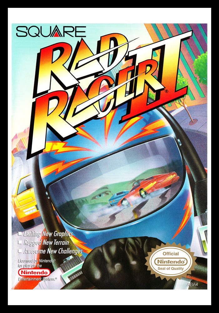 Rad Racer II - NES Game