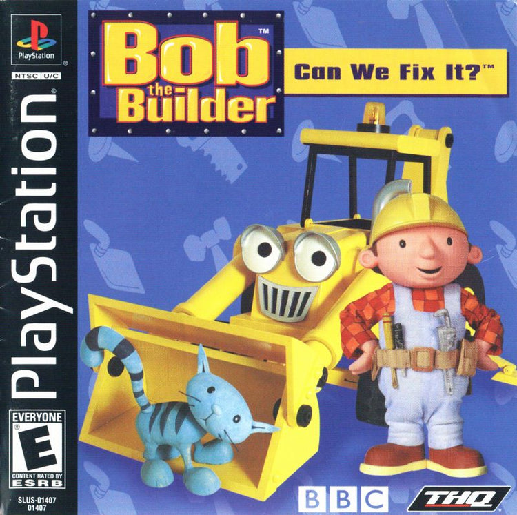 Bob the Builder Can We Fix It - PS1 Game