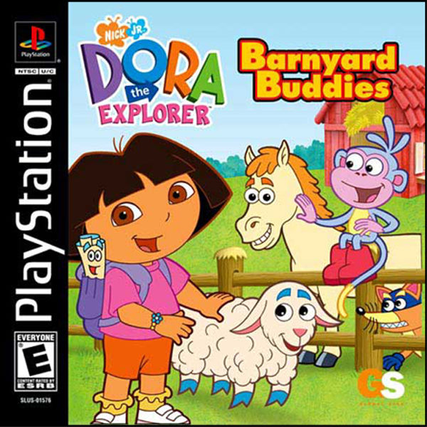 Dora the Explorer Barnyard Buddies - PS1 Game