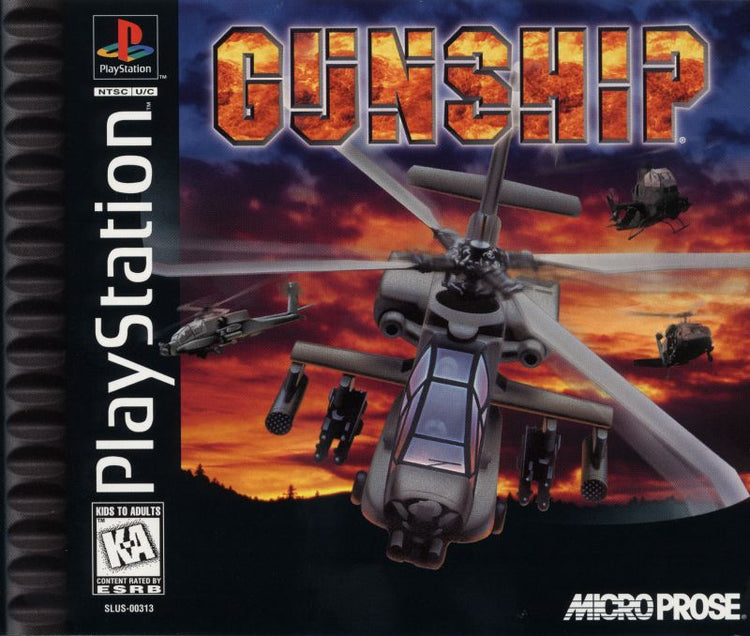 Gunship - PS1 Game