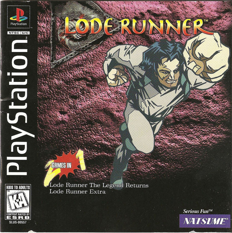 Lode Runner The Legend Returns - PS1 Game