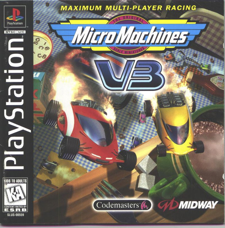 Micro Machi - NES Game V3 - PS1 Game