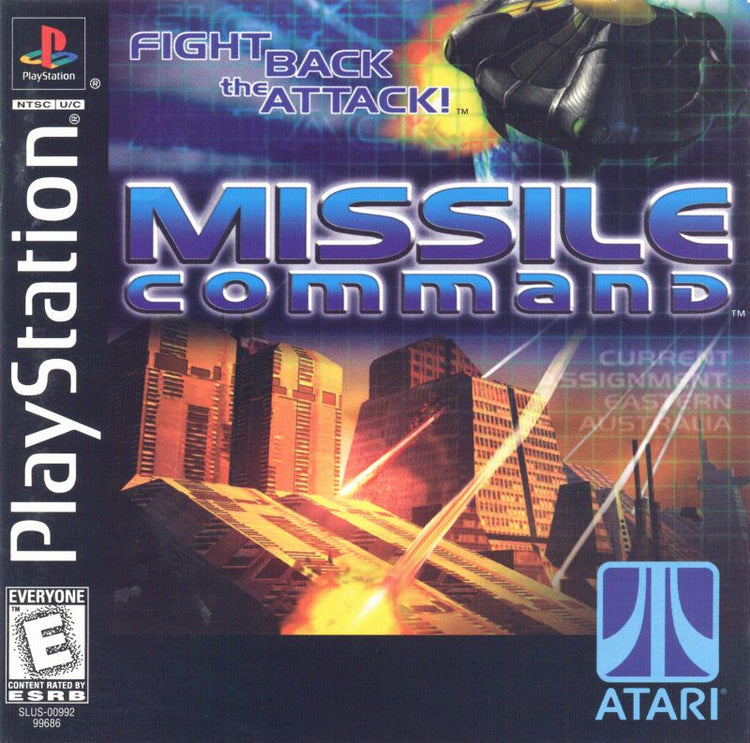 Missile Command - PS1 Game