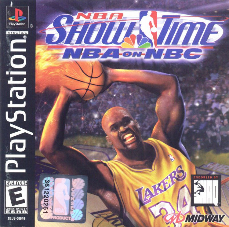 NBA Showtime NBA on NBC - PS1 Game
