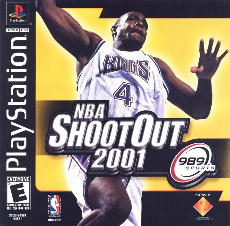 NBA ShootOut 2001 - PS1 Game