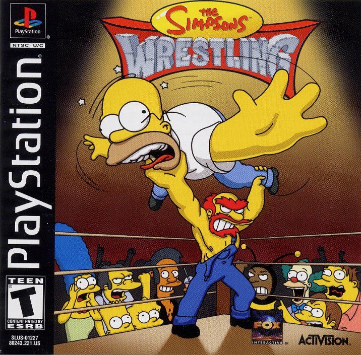 The Simpsons Wrestling - PS1 Game
