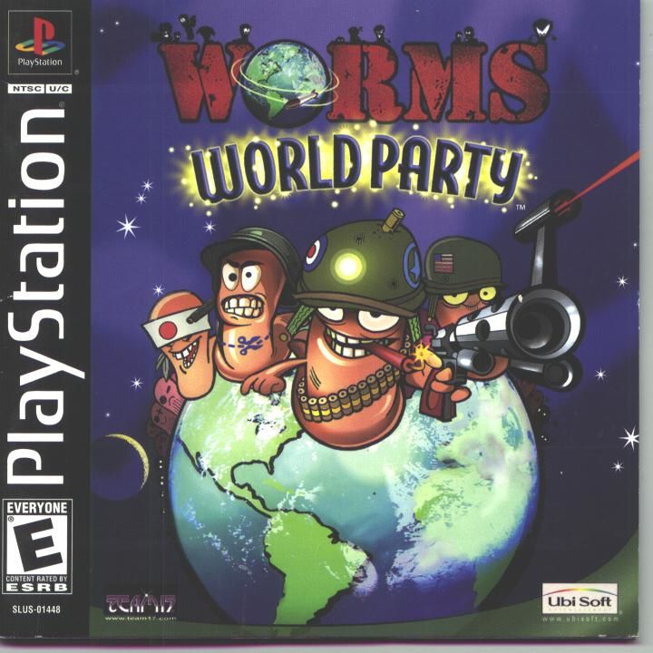 Worms World Party - PS1 Game
