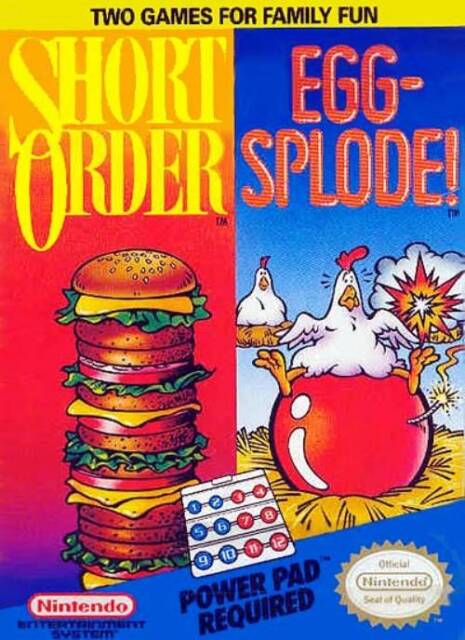 Short Order/Eggsplode - NES Game